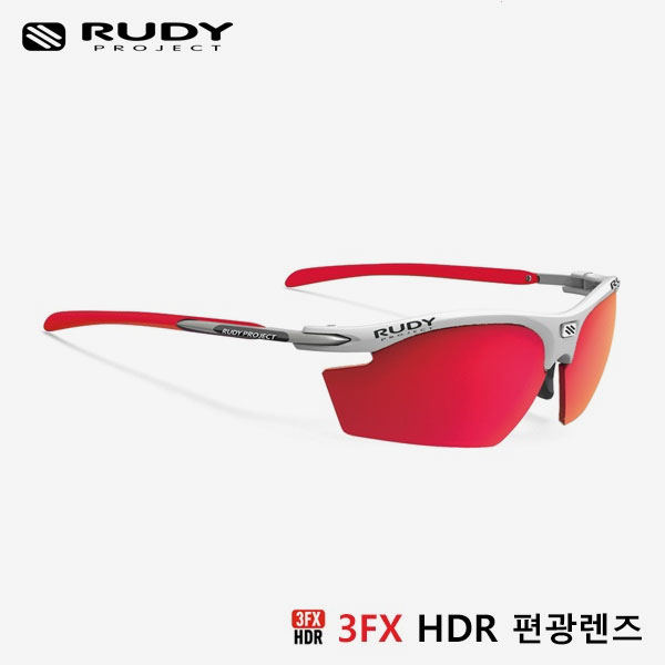 루디프로젝트 RUDY PROJECT/라이돈 리마스터 화이트 레이싱 레드/폴라 3FX HDR 멀티레이저 레드 (편광)/SP536269RD/RYDON REMASTER/WHITE RACING RED/POLARIZED 3FX HDR MULTI LASER RED